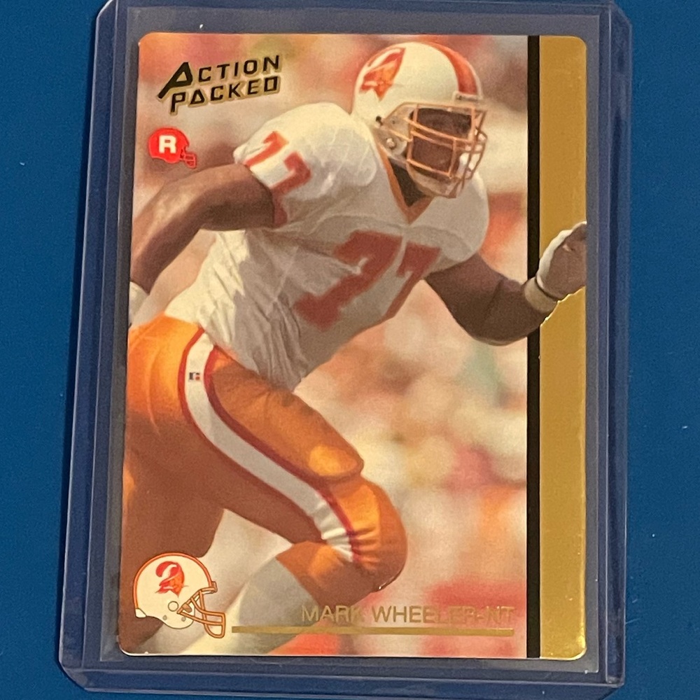 Mark Wheeler #44 [Rookie] 1992 Action Packed Rookie Update Football Trading Card